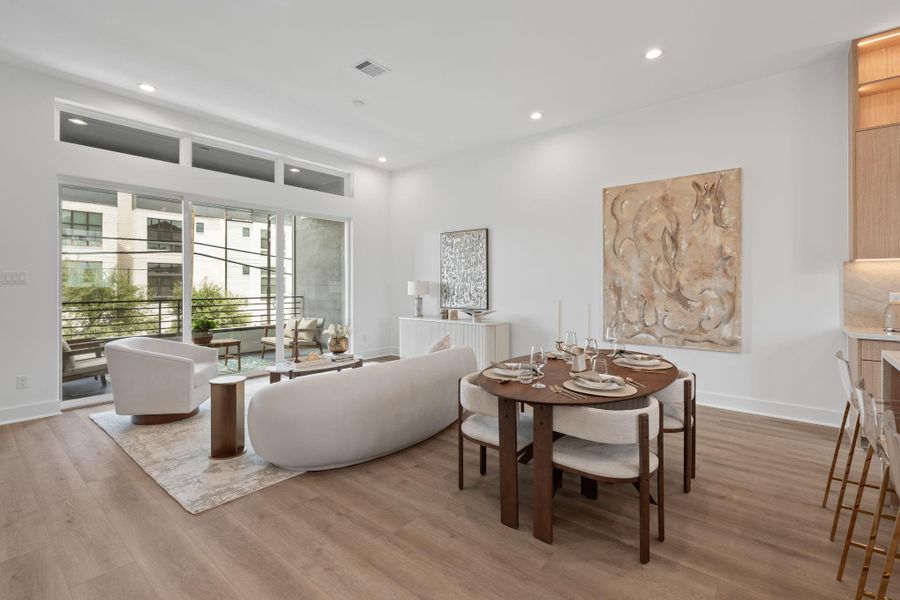 Furnished interior view inside a new home in , Houston (Image 33). Furnished interior view inside a new home in , Houston (Image 33).