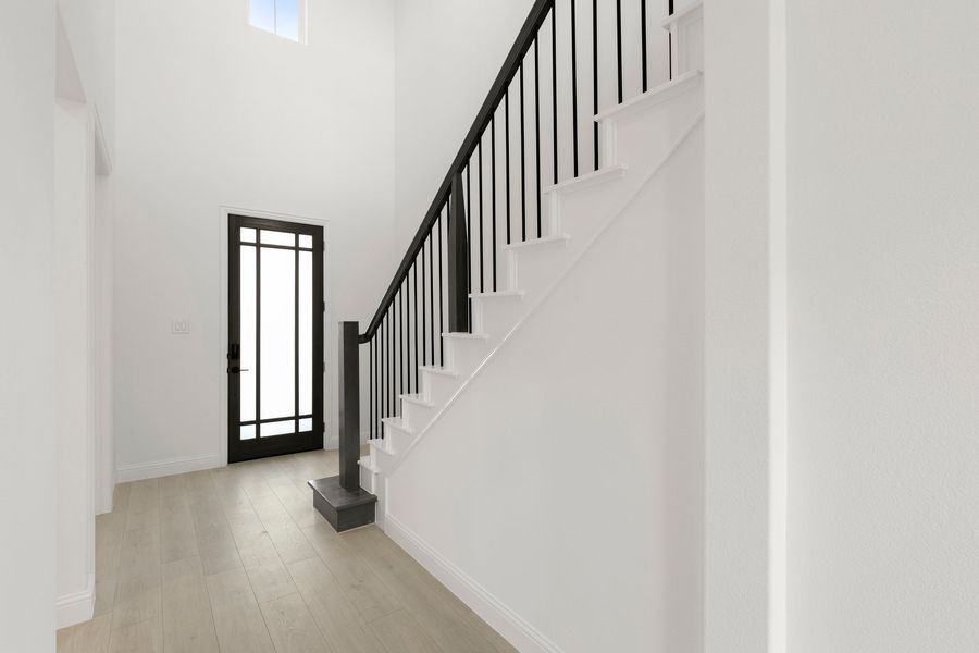 Representative unfurnished interior of a home built from the Edward - 60 ft Home Site by Rockwell Homes in Nelson Lake Estates, Rockwall (Image 80).
