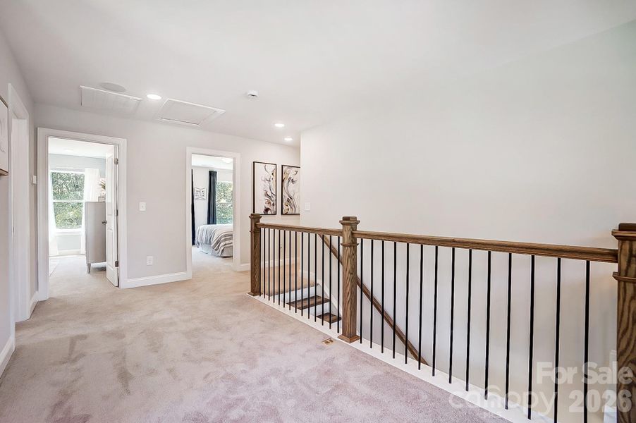 Loft landing that leads to secondary bedrooms
