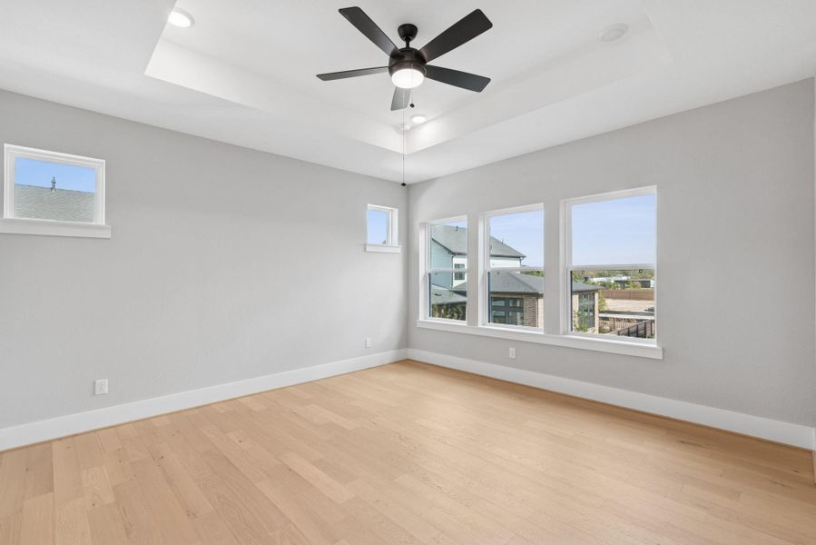 Spacious, unfurnished interior of a new home in Easthaven at Bridgeland Central - Horizon Collection, Cypress (Image 19).