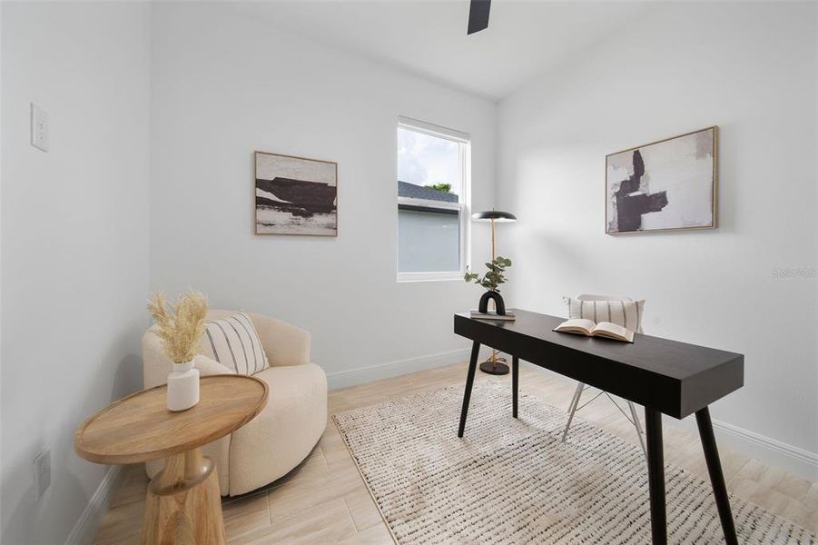 Furnished interior view inside a new home in , Orlando (Image 22).