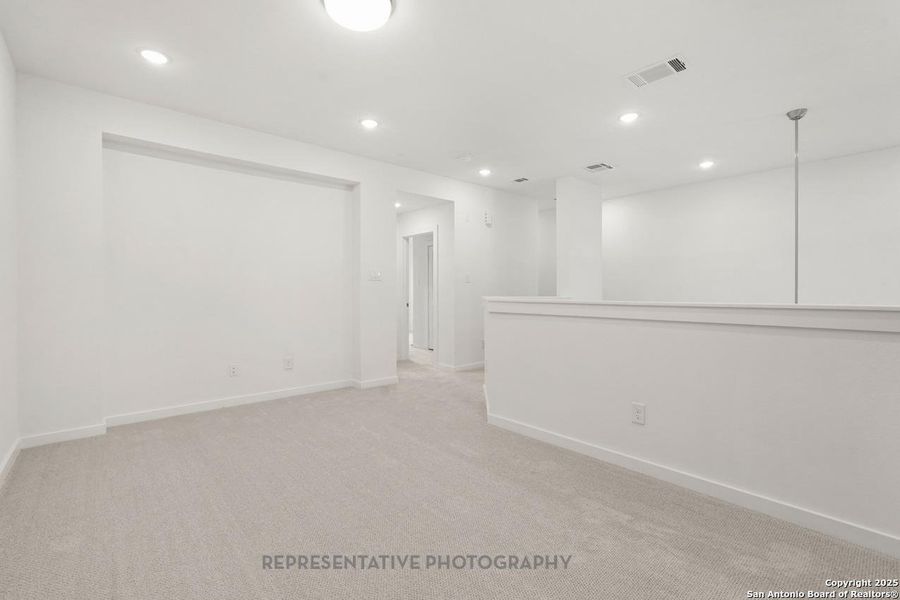 Spacious, unfurnished interior of a new home in Davis Ranch: 45ft. lots, San Antonio (Image 15).