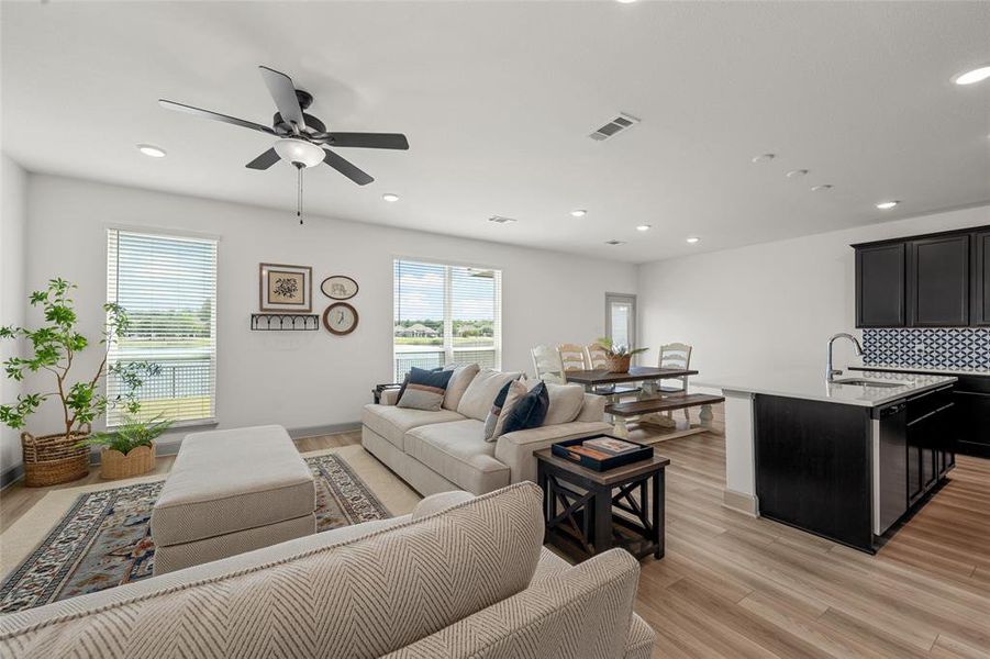 Furnished interior view inside a new home in , Waco (Image 13). Furnished interior view inside a new home in , Waco (Image 13).