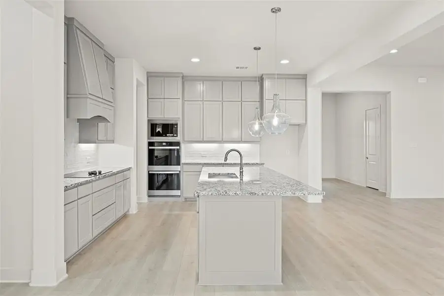 Furnished interior view inside a new home in Tuscan Estates (1 Acre Lots), Waxahachie (Image 6).