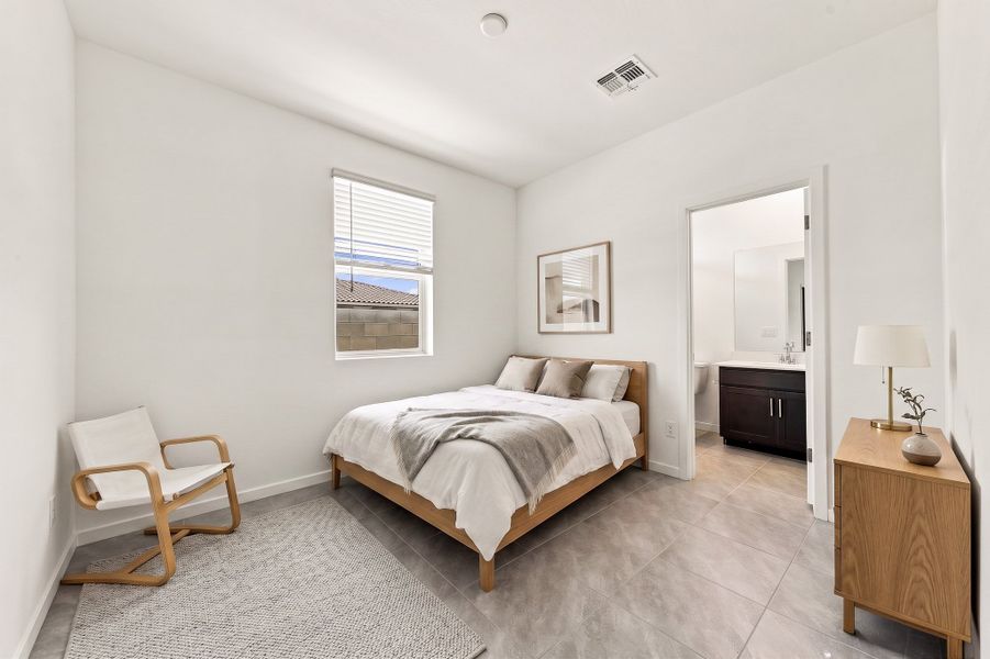 Furnished interior view inside a new home in Montana Vista - Highland, Buckeye (Image 11). Furnished interior view inside a new home in Montana Vista - Highland, Buckeye (Image 11).