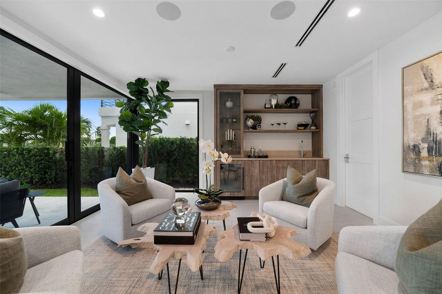 Furnished interior view inside a new home in , Fort Lauderdale (Image 12).