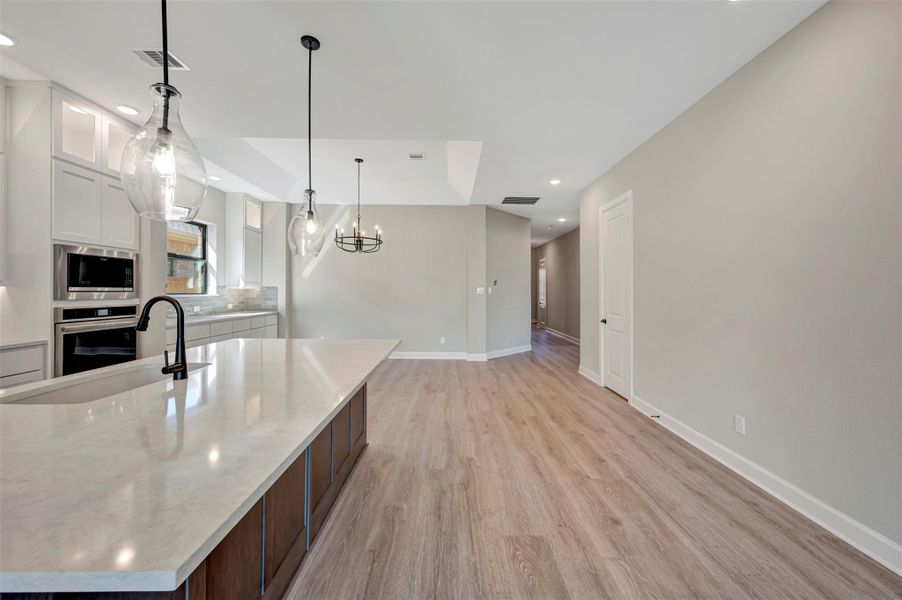 Furnished interior view inside a new home in Kresston - Enclave Collection, Montgomery (Image 10).
