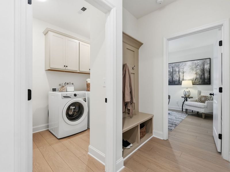 Representative furnished interior of a home built from the The Laurel J by Davidson Homes LLC in Bailey Park, Fayetteville (Image 14).