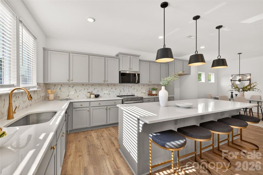 Furnished interior view inside a new home in , Troutman (Image 6).