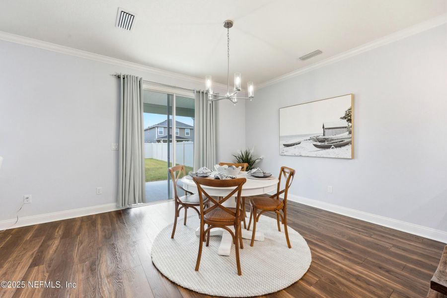 Furnished interior view inside a new home in , St. Augustine (Image 30).