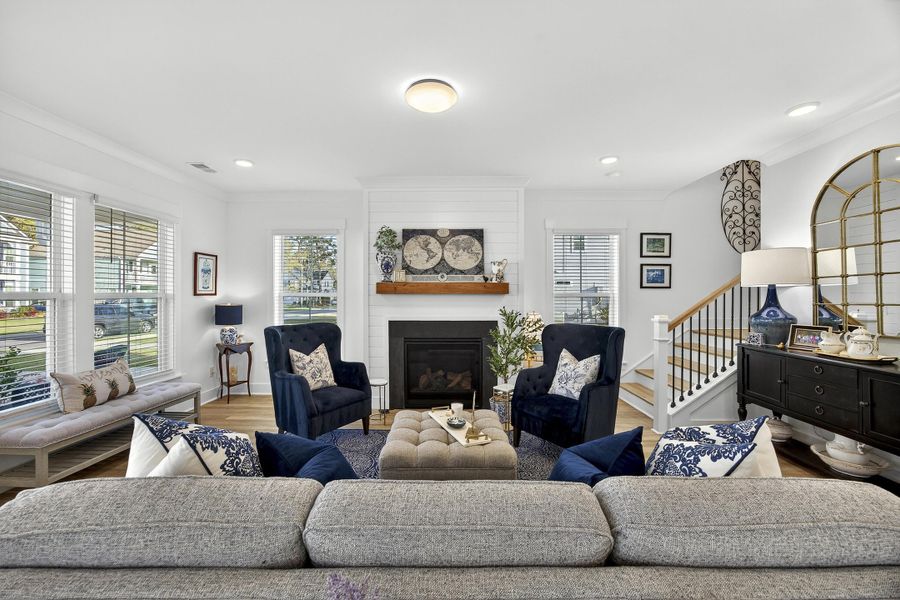 Furnished interior view inside a new home in Pineland Village, Summerville (Image 17).