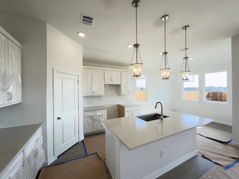 Kitchen Construction Progress featuring the Timeless Collection