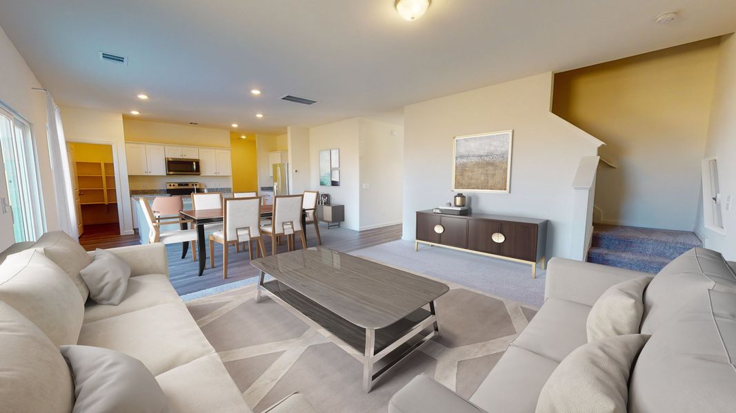 Representative furnished interior of a home built from the Beacon by Starlight Homes in Noble Ridge, Howe (Image 10). Representative furnished interior of a home built from the Beacon by Starlight Homes in Noble Ridge, Howe (Image 10).