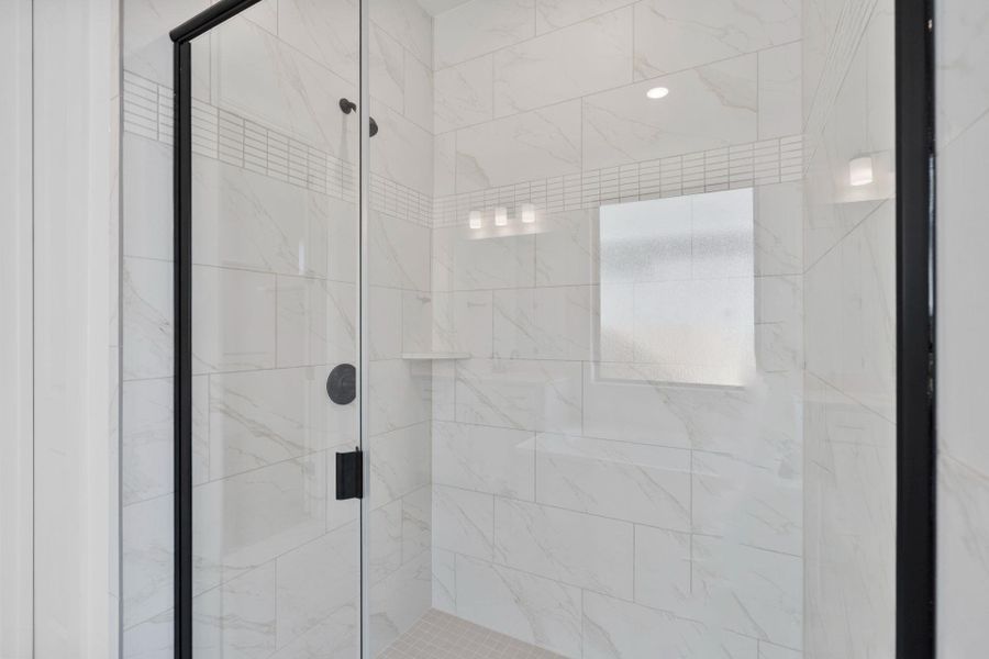 Walk-in shower in Primary Bath