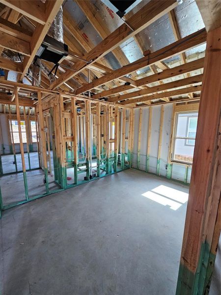 In-progress construction of a new home in Lexington Heights, Willis, TX (Image 7).