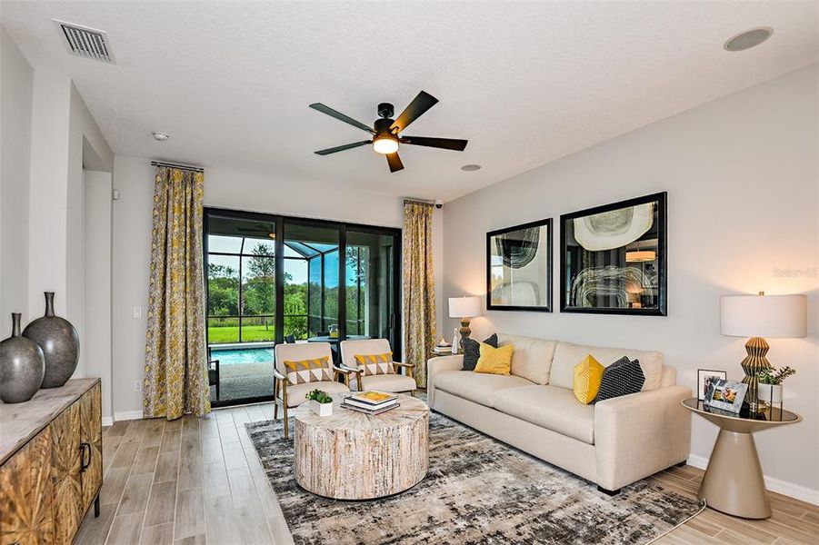 Furnished interior view inside a new home in Indigo Creek, Apollo Beach (Image 15).