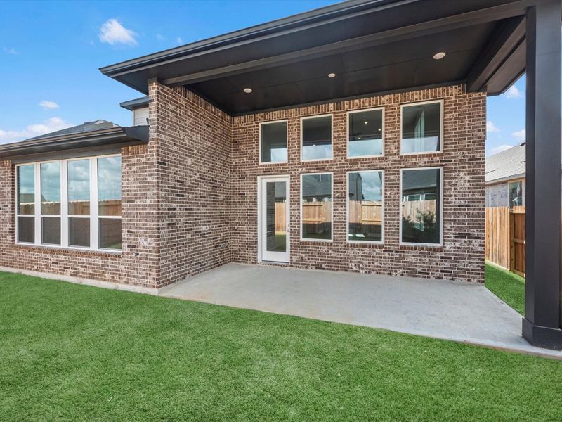 Exterior details and patio area of a home in Jubilee 50′, Hockley (Image 3). Exterior details and patio area of a home in Jubilee 50′, Hockley (Image 3).