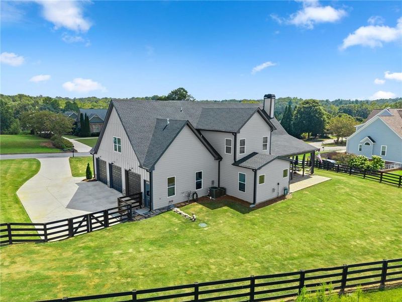 Front exterior of a new home in , Dawsonville, GA, highlighting curb appeal (Image 21).