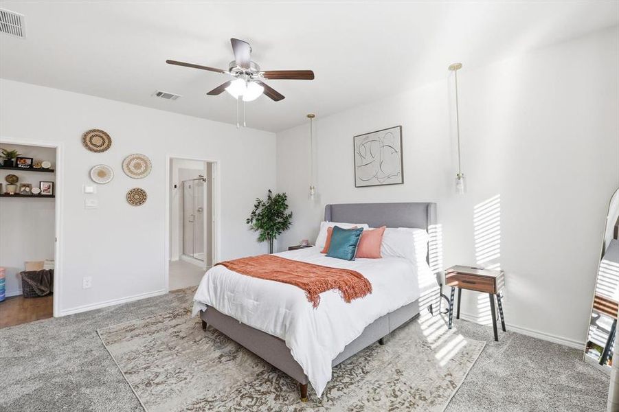 Furnished interior view inside a new home in Spiritas Ranch, Little Elm (Image 13). Furnished interior view inside a new home in Spiritas Ranch, Little Elm (Image 13).