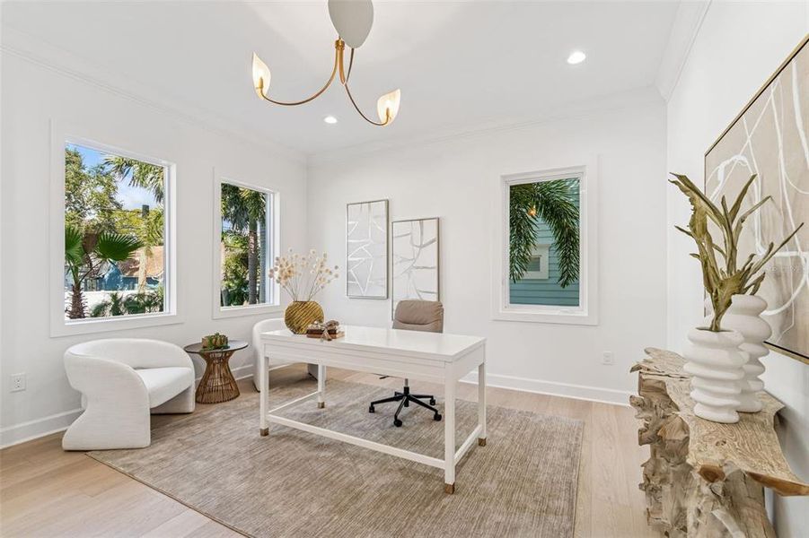 Furnished interior view inside a new home in , Tampa (Image 7).
