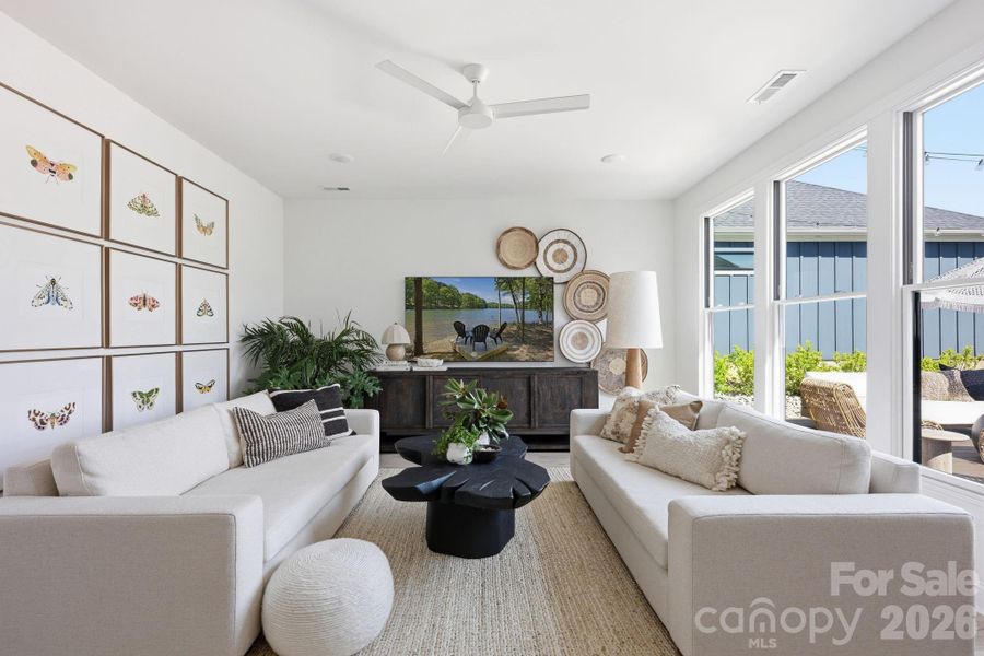 Furnished interior view inside a new home in , Mooresville (Image 12).