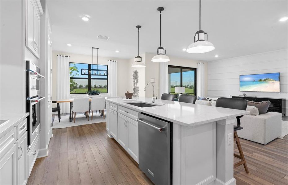 Furnished interior view inside a new home in Talon Preserve on Palmer Ranch, Nokomis (Image 23).