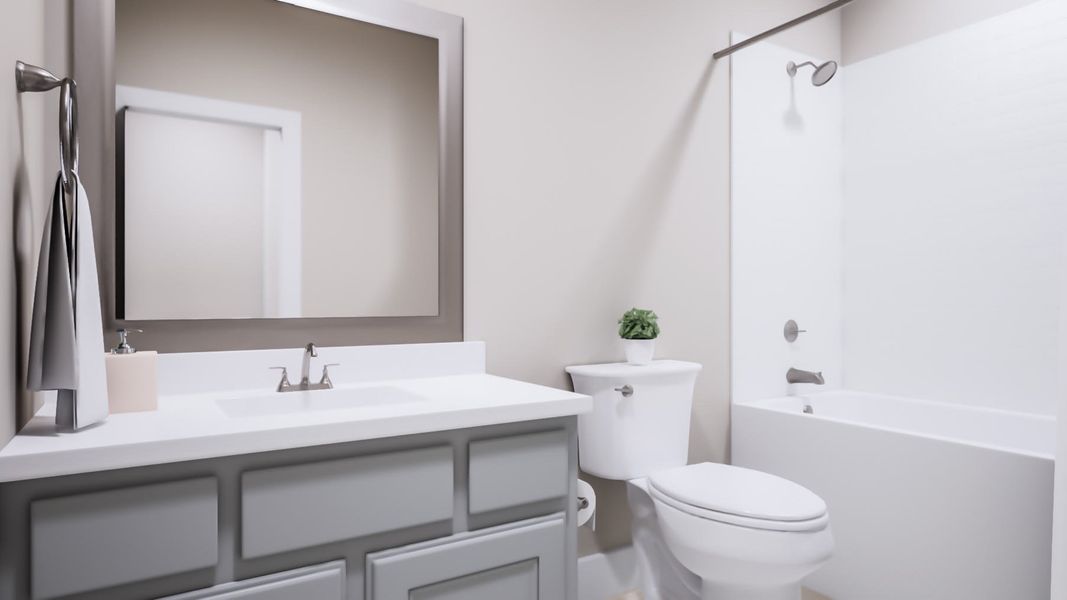 Representative furnished interior of a home built from the Bryson by Tri Pointe Homes in LaPrelle, Haslet (Image 15).