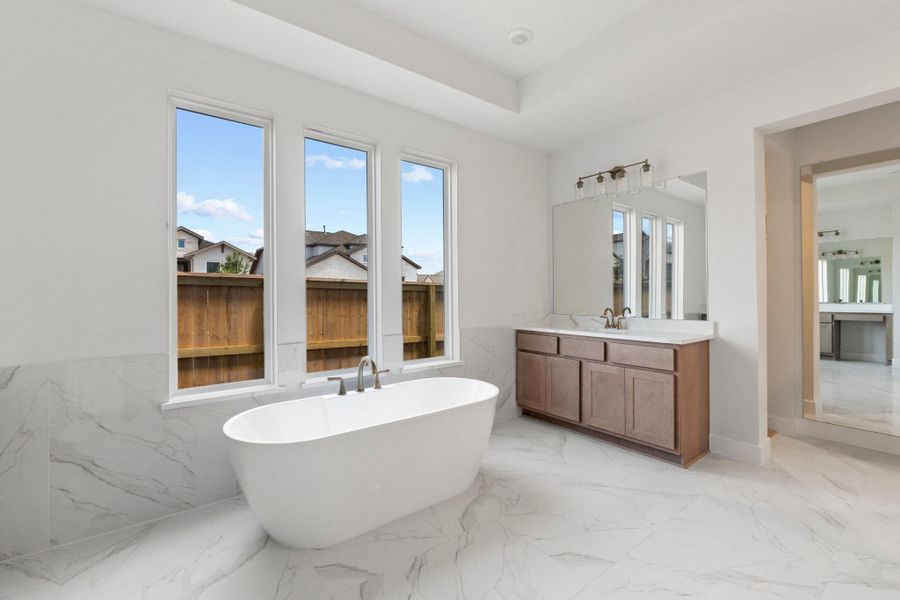 Furnished interior view inside a new home in Nolina, Georgetown (Image 13).