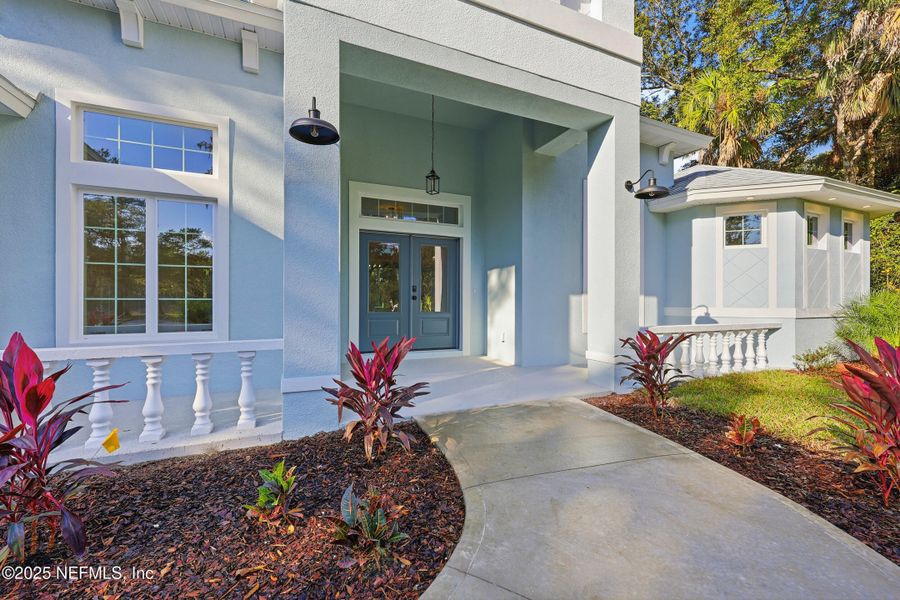 Exterior details and patio area of a home in , Flagler Beach (Image 3). Exterior details and patio area of a home in , Flagler Beach (Image 3).