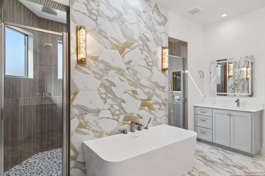 Furnished interior view inside a new home in , San Antonio (Image 48). Furnished interior view inside a new home in , San Antonio (Image 48).