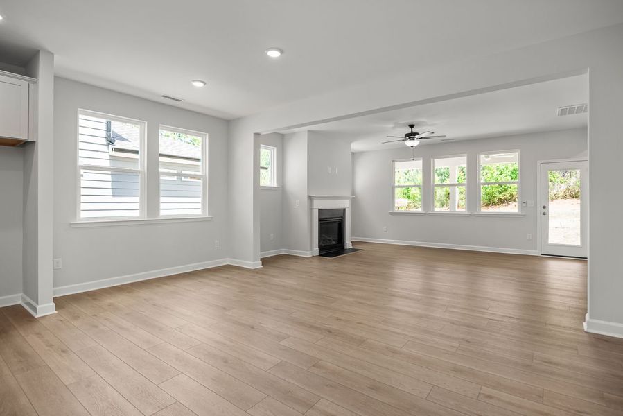 Representative unfurnished interior of a home built from the The Birch II A by Davidson Homes LLC in Montrose, Aberdeen (Image 17).