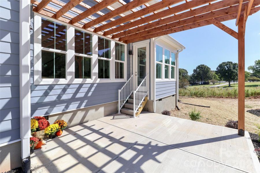 Enjoy the custom-built pergola, which serves as a peaceful outdoor space, enhancing both the aesthetic appeal and entertainment options for your home. Enjoy the custom-built pergola, which serves as a peaceful outdoor space, enhancing both the aesthetic appeal and entertainment options for your home.