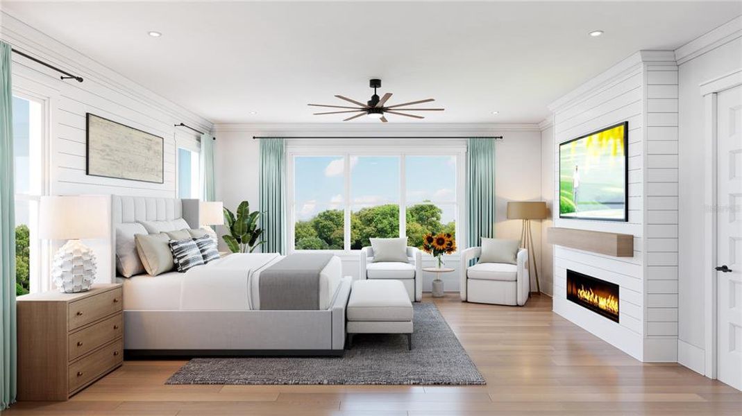 Furnished interior view inside a new home in , Tampa (Image 6). Furnished interior view inside a new home in , Tampa (Image 6).