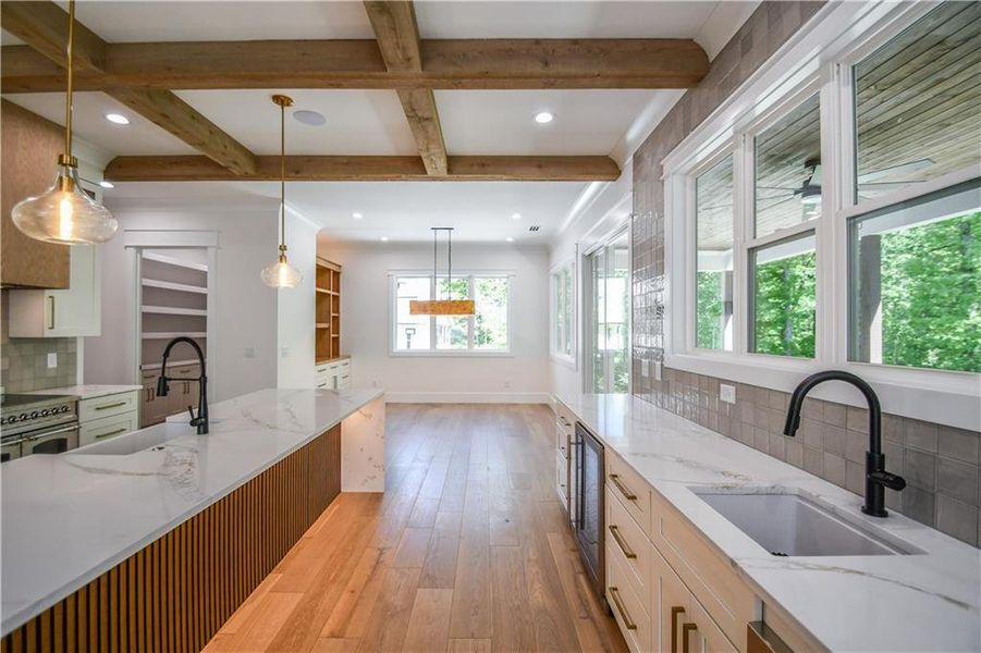 Furnished interior view inside a new home in , Hoschton (Image 9).