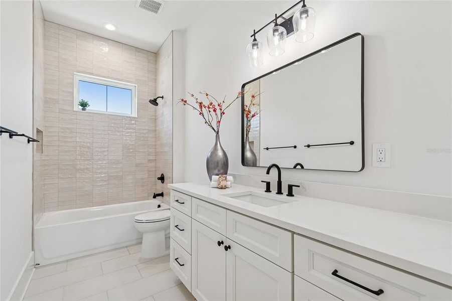 Furnished interior view inside a new home in , Tampa (Image 51). Furnished interior view inside a new home in , Tampa (Image 51).