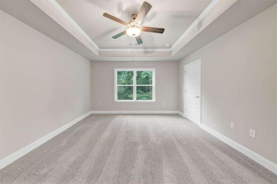 Spacious, unfurnished interior of a new home in Scarlett Place, Bowdon (Image 30).