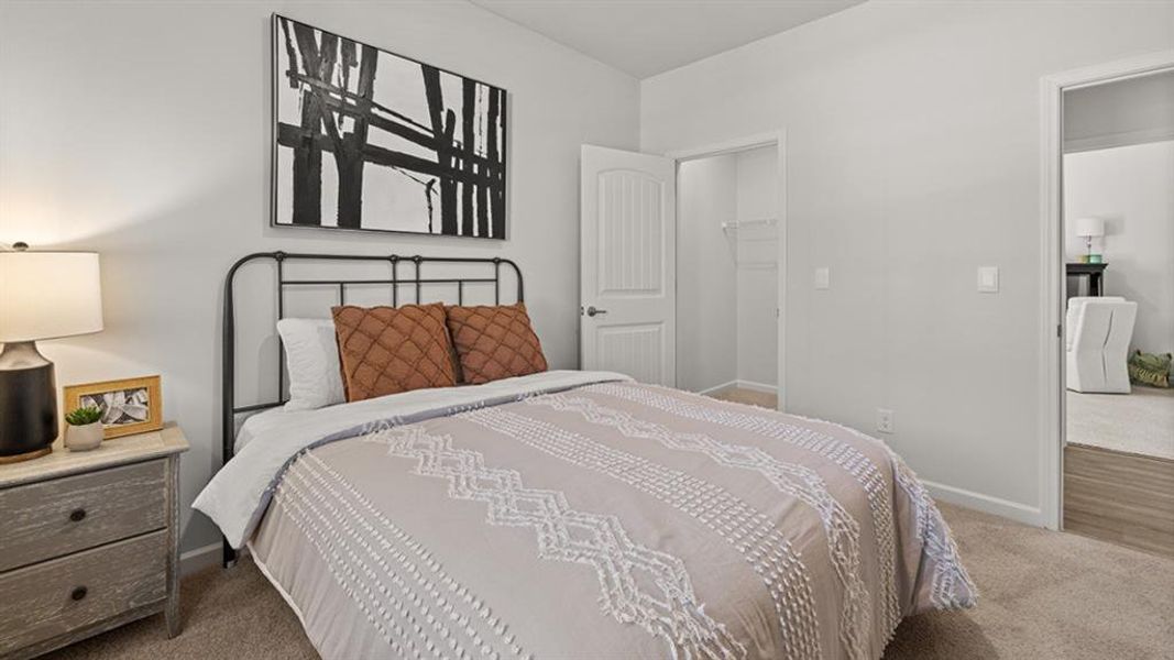 Furnished interior view inside a new home in Lost Creek, Dallas (Image 45).