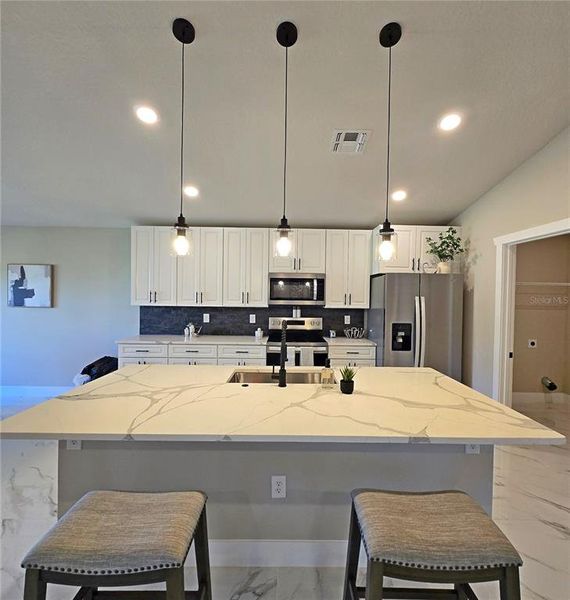 Furnished interior view inside a new home in , Sebring (Image 5).