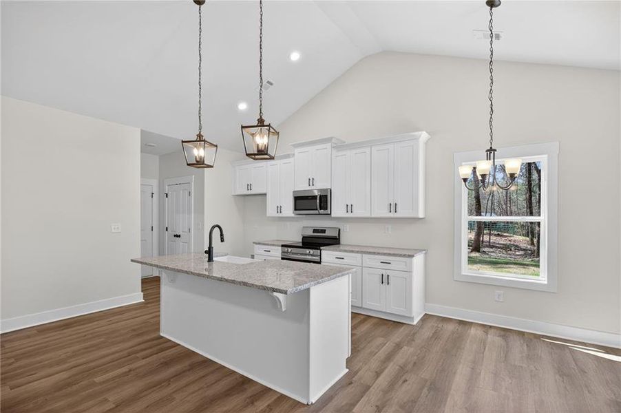 Furnished interior view inside a new home in , Silver Creek (Image 12).