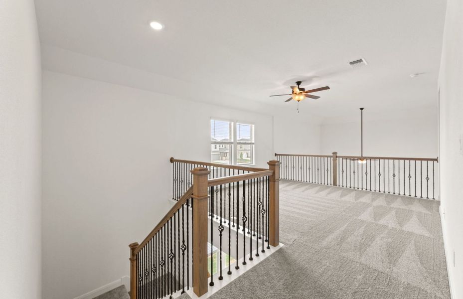 Spacious, unfurnished interior of a new home in Santa Rita Ranch, Liberty Hill (Image 48). Spacious, unfurnished interior of a new home in Santa Rita Ranch, Liberty Hill (Image 48).