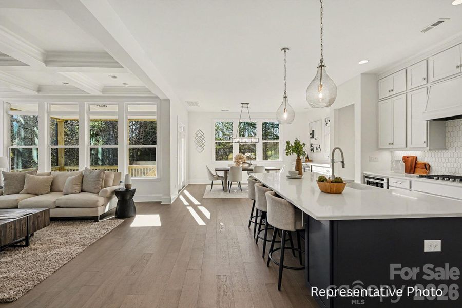 Furnished interior view inside a new home in Shepherds Trace, Clover (Image 11).