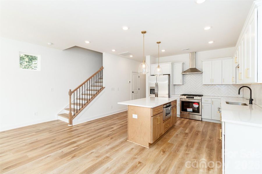 Furnished interior view inside a new home in , Charlotte (Image 11).