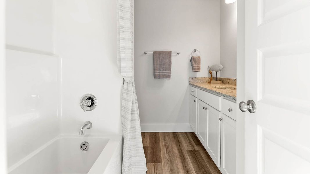 Furnished interior view inside a new home in WindMark Beach, Port Saint Joe (Image 38).
