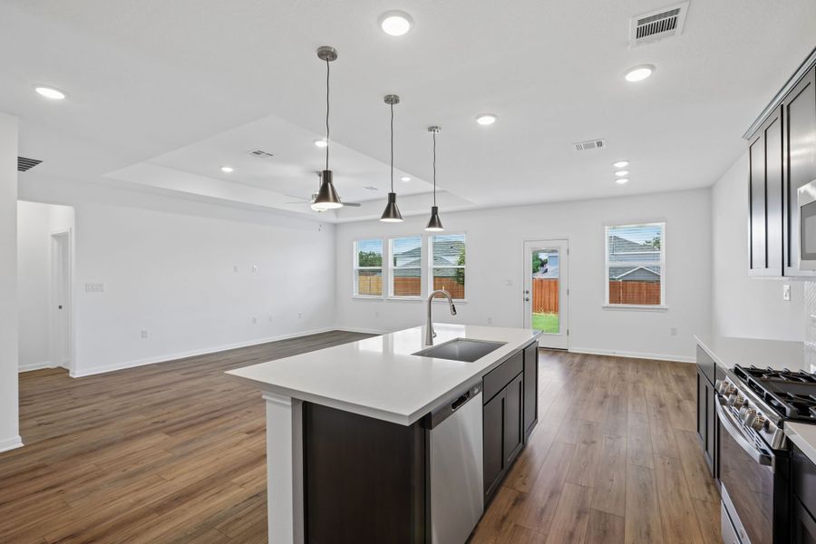 Furnished interior view inside a new home in Lisso, Pflugerville (Image 10).