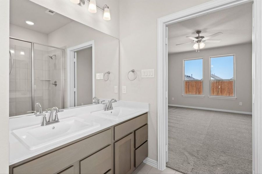 Representative furnished interior of a home built from the Rosewood Colony At Pinehurst Signature by Brohn Homes in Colony at Pinehurst, Pinehurst (Image 15).