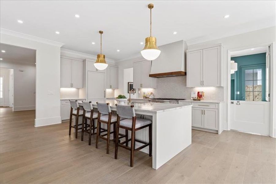 Furnished interior view inside a new home in , Atlanta (Image 4).