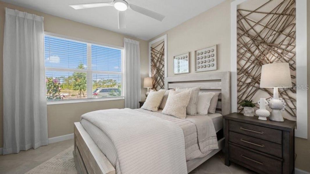 Furnished interior view inside a new home in Island Lakes at Coco Bay, Englewood (Image 16).