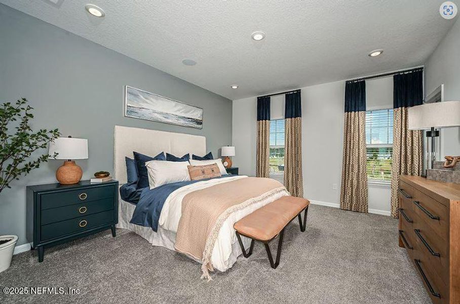 Furnished interior view inside a new home in Cherry Elm at SilverLeaf, St. Augustine (Image 7).