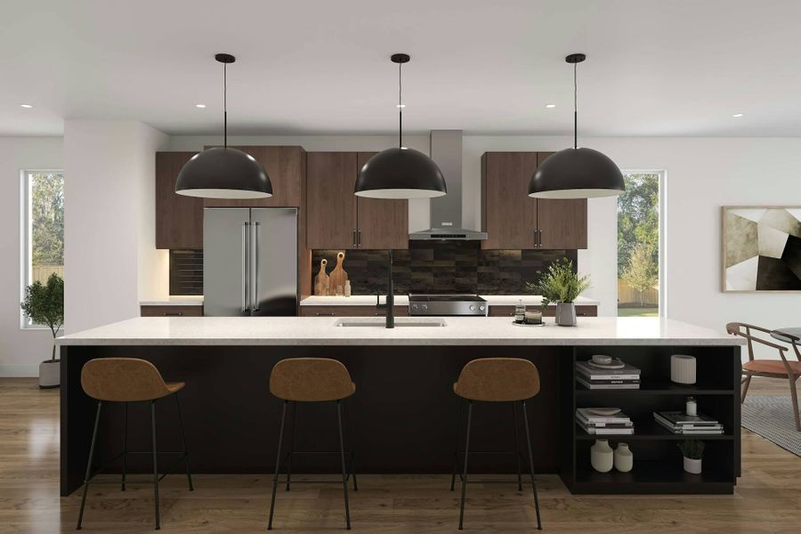 Furnished interior view inside a new home in , Denver (Image 3). Furnished interior view inside a new home in , Denver (Image 3).