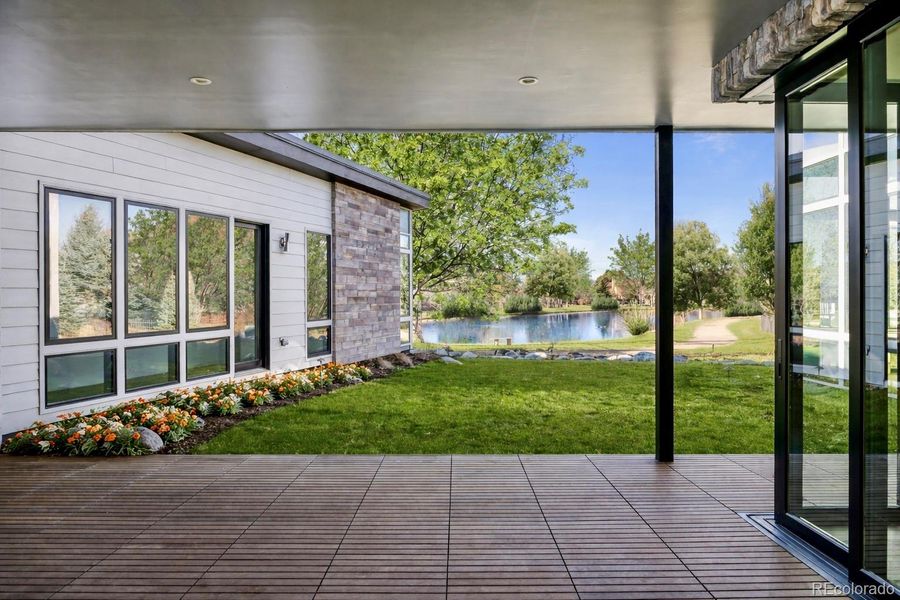 Exterior details and patio area of a home in , Cherry Hills Village (Image 26).